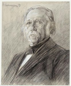 Portrait Of Theodor Fontane — Max Liebermann