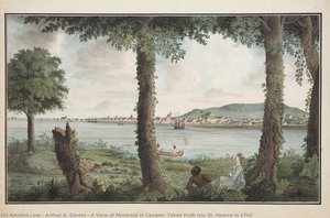 A View Of Montreal In Canada, Taken From Isle St. Helena In 1762 — 阿瑟·b·戴维斯