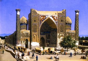 Sher-dor Madrassah On The Registan Square In Samarkand — Vasily Vasilevich Vereshchagin