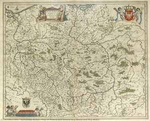 Map Of Poland And Silesia By J. Blaeu And W.j. Blaeu — Guilielmus Blaeu