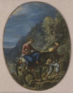 The Flight Into Egypt — Adam Elsheimer
