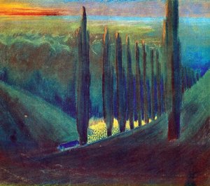 Funeral Symphony (iv) — Mikalojus Konstantinas Čiurlionis