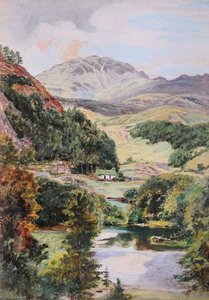 Entrance To Aberglaslyn Pass — Frederick William Hayes