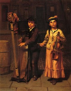 The Two Musicians — John George Brown
