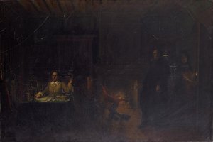 Pierre Corneille Dans Son Cabinet De Travail — Jean Baptiste François Desoria