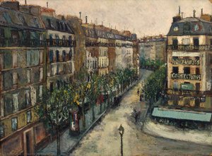 Custine Street Near Montmartre — Maurice Utrillo