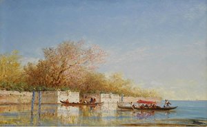 The French Gardens — Felix Francois Georges Philbert Ziem