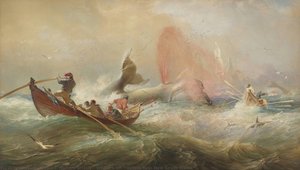 Whalers Off Twofold Bay, New South Wales — Oswald Walters Brierly