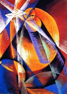 Planet Mercury Passing In Front Of The Sun — Giacomo Balla