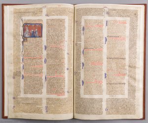 Bifolium With The Decretals Of Gratian — Master Honoré