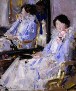 Lady In Blue — Francis Campbell Bolleau Cadell