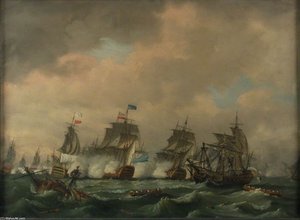 The Battle Of Quiberon Bay — Thomas Luny