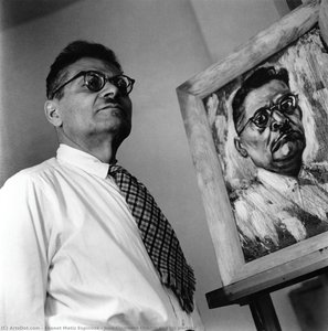 José Clemente Orozco And His Portrait — Leonet Matiz Espinoza