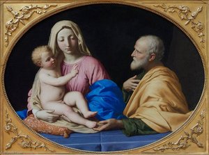 The Holy Family — Giovanni Battista Salvi Da Sassoferrato