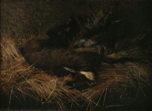 Il Camoscio Morto — Giovanni Segantini