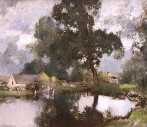 The Horse Pool, New Abbey — Edward Arthur Walton