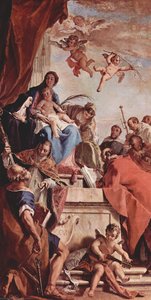 Madonna And Child With Saints — Sebastiano Ricci