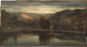 Jesus Sur Le Lac De Genesareth — Alexandre Gabriel Decamps
