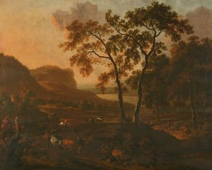 Landscape With Cattle — Jan Jansz Wijnants