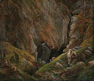 Rock Canyon In The Harz — Caspar David Friedrich