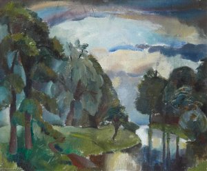 Park On The Tyne, Haddington — Sir William George Gillies
