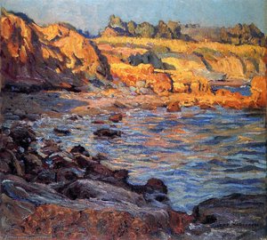 Golden Cliffs — Joseph Kleitsch