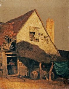 Gable End Of Old Houses, St Albans — John Sell Cotman