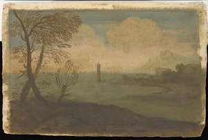 Coastal Landscape With Tower — Da Pier Francesco Mola