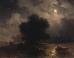 Night In The Ukraine — Ivan Konstantinovich Aivazovsky
