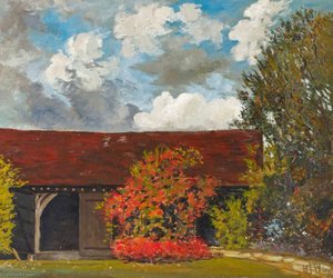 A Garden Landscape, Chorleywood — Henry Joseph Wood