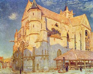 Kirche Von Moret — Alfred Sisley