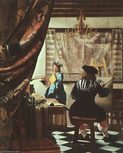 The Artist's Studio — Johannes Vermeer