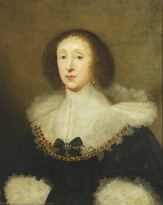 Portrait Of Carew Gorges, Wife Of John Crewe — Cornelius The Elder Jonson Van Ceulen