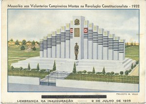 Mausoleum For Campineiro Volunteers Killed In The Constitutionalist Revolution — Unidentified Artist, Harper's Weekly