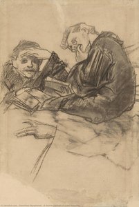 A Double Portrait Of Józef Mehoffer — Stanislaw Wyspianski