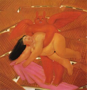Femme Enlevée Par Le Démon — Fernando Botero