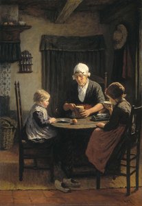 At Grandmother"s, David Adolph Constant Artz, 1883 — Adolph Artz (david Adolf Constant Artz)