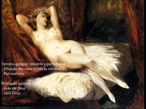 Nude Féminin Reclinée Sur Un Divan — Eugène Delacroix