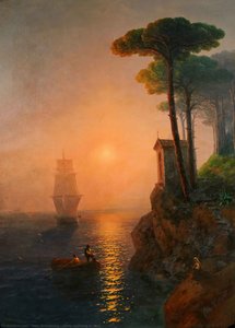 Misty Morning In Italy — Ivan Konstantinovich Aivazovsky