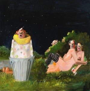 Pierrot Lunaire (comic Strip Painting) — George Condo