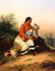 Caughnawaga Woman And Baby — Cornelius David Krieghoff