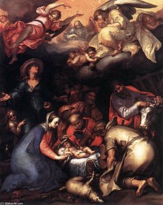 Adoration Of The Shepherds — अब्राहम ब्लूमार्ट