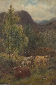 A Valley In The Highland — Louis Bosworth Hurt