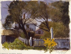 Bath Beach — Oscar Bluemner
