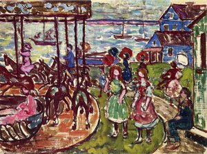 Merry Go Round — Maurice Brazil Prendergast