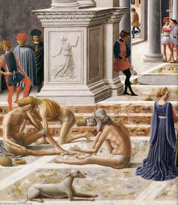 The Presentation Of The Virgin In The Temple (detail) (11) — Fra Carnevale