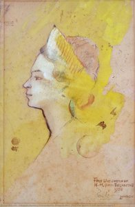 Primer Boceto En Vivo De S.m. La Reina Isabel Ii — Ben Enwonwu