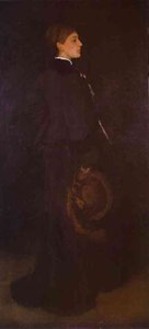 Arrangement In Brown And Black, Portrait Of Miss Rosa Corder. — James Abbott Mcneill Whistler