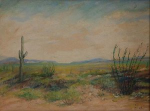 Sketch From Campsite, (painting) — Mary Agnes Yerkes