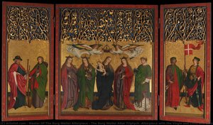 The Burg Weiler Altar Triptych (altarpiece With The Virgin And Child And Saints) — Master Of The Burg Weiler Altarpiece